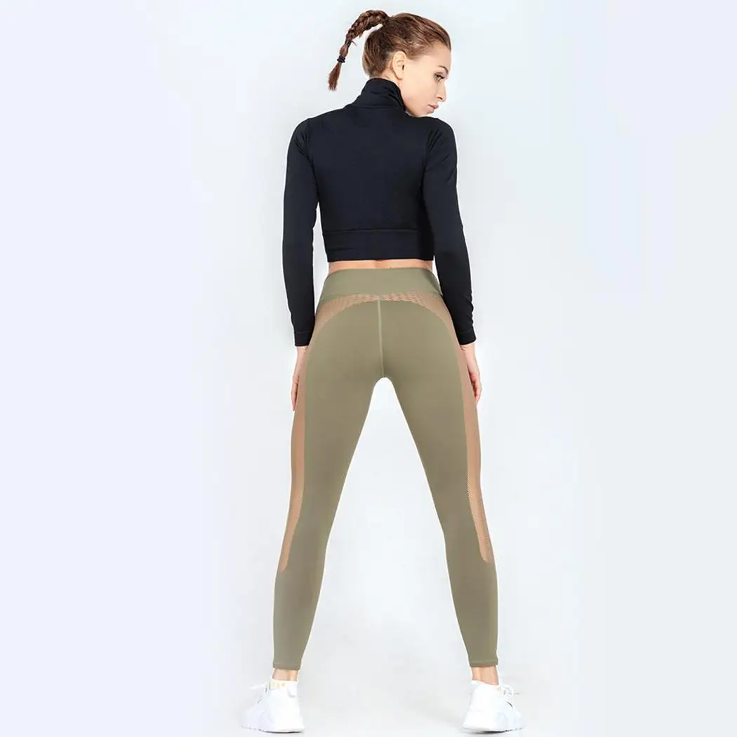 Женская Повседневная Однотонная рубашка с воротником стойкой и длинными