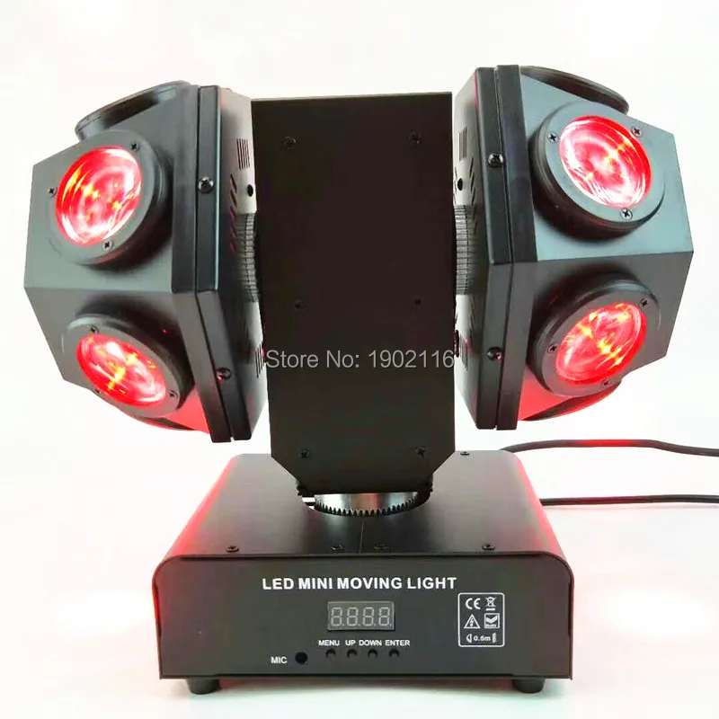 12x10 Вт RGBW 4в1 светодиодный прожектор фонарик в виде футбольного мяча DMX512/Авто/звук