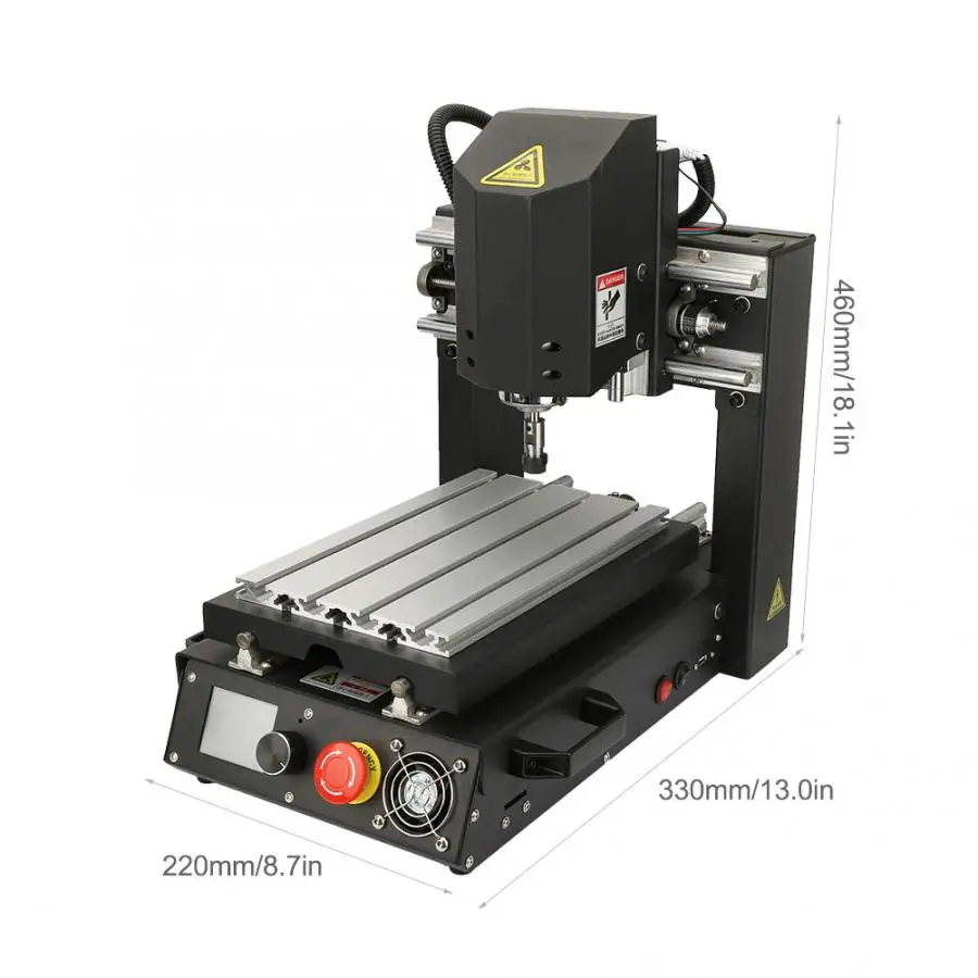 Cnc 400W высокопрочная стальная интегрированная настольная гравер машина с ЧПУ