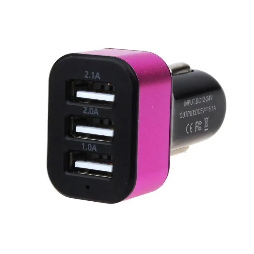 3 портовый USB зарядное устройство адаптер 1 мини автомобиль грузовик аксессуары