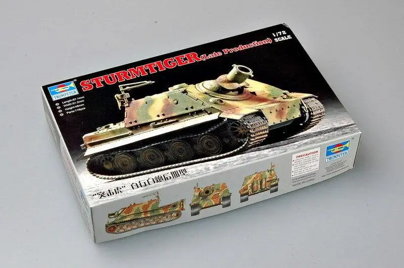 Trumpeter 1/72 07247 поздний продукт Sturmtiger|Наборы для сборки моделей| |