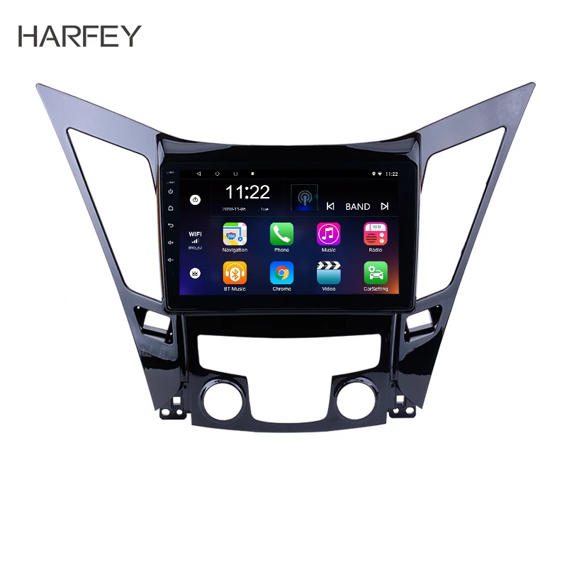 Harfey Автомобильный мультимедийный плеер радио для 2011 2012 2013 2014 2015 HYUNDAI Sonata i40 i45 Android 9