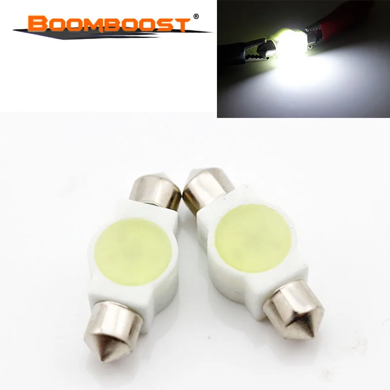 

10pcs/lot 36mm C5W 5W High Power COB LED SMD Car Ceramic Festoon Dome Interior Reading Light Lamp Bulb lights DC12V