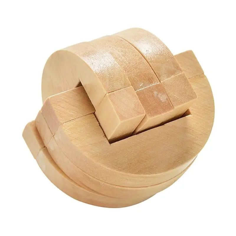 DIY 3D деревянные головоломки игрушки Kong Ming Luban замок сборка мяч куб вызов мозга