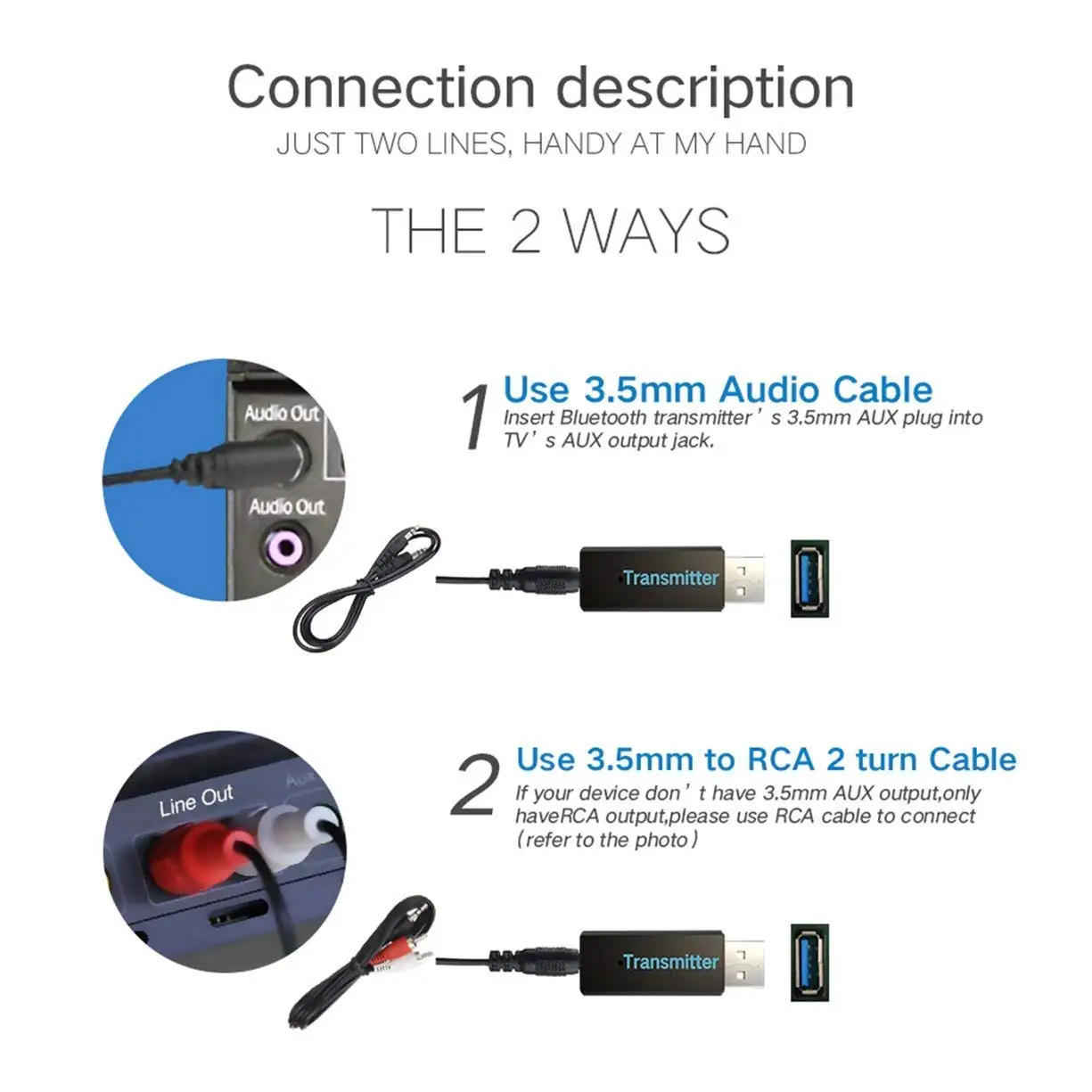 KN316 USB беспроводной Bluetooth 3 0 передатчик Мини Портативный аудио A2DP музыкальный