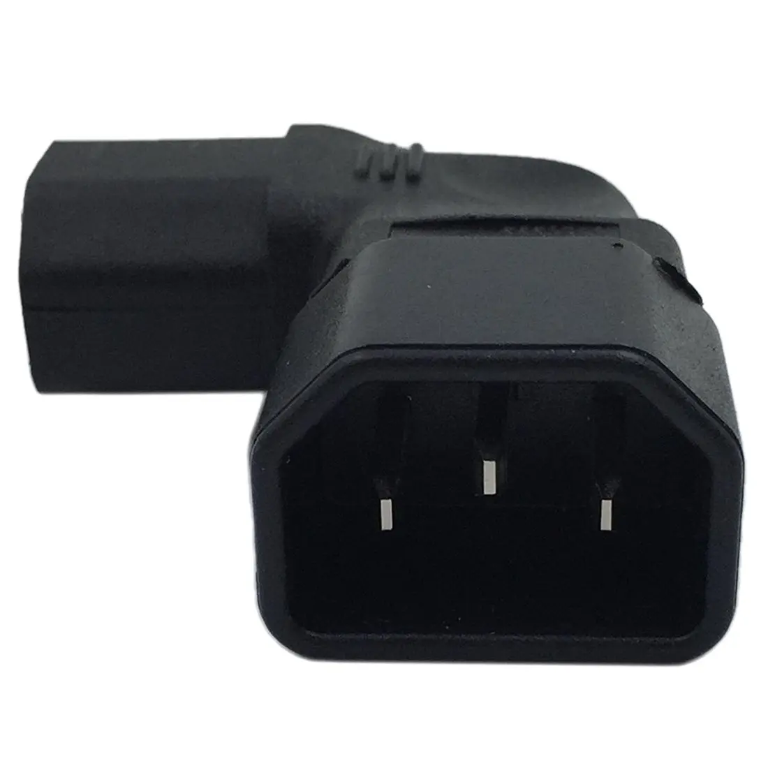 BMBY правый угол IEC 320 C14 3 контактный разъем для C13 женский PDU PSU UPS Мощность