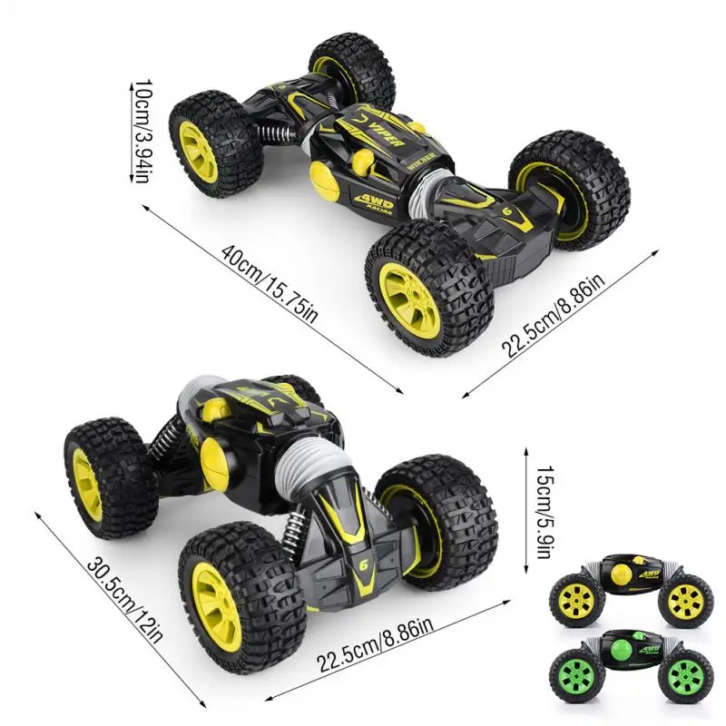 1:10 RC автомобиль с одной клавишей деформация 4WD 2 4 GHz трюк гусеничный электрический