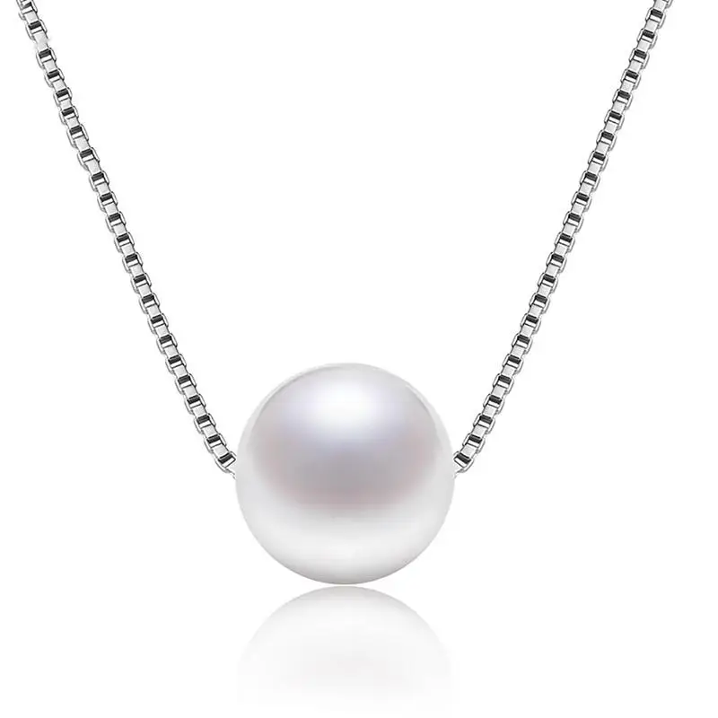 New Fashionable Korean version of the simple pearl necklace girls small fresh short clavicle chain | Украшения и аксессуары
