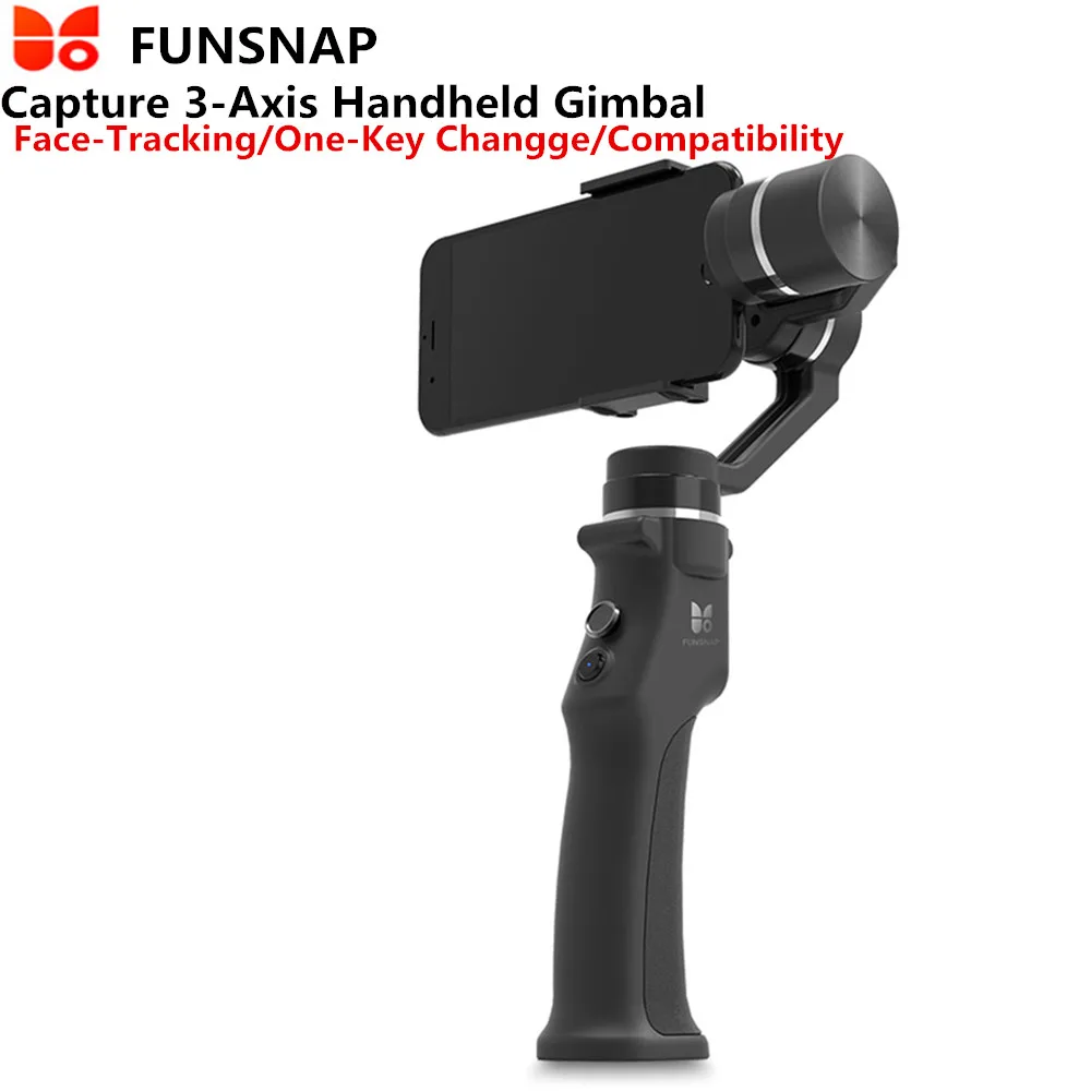 Оригинальный ручной стабилизатор Funsnap Capture 3 Axis для смартфона Iphone GoPro 6 SJCAM xiaoyi 4 k