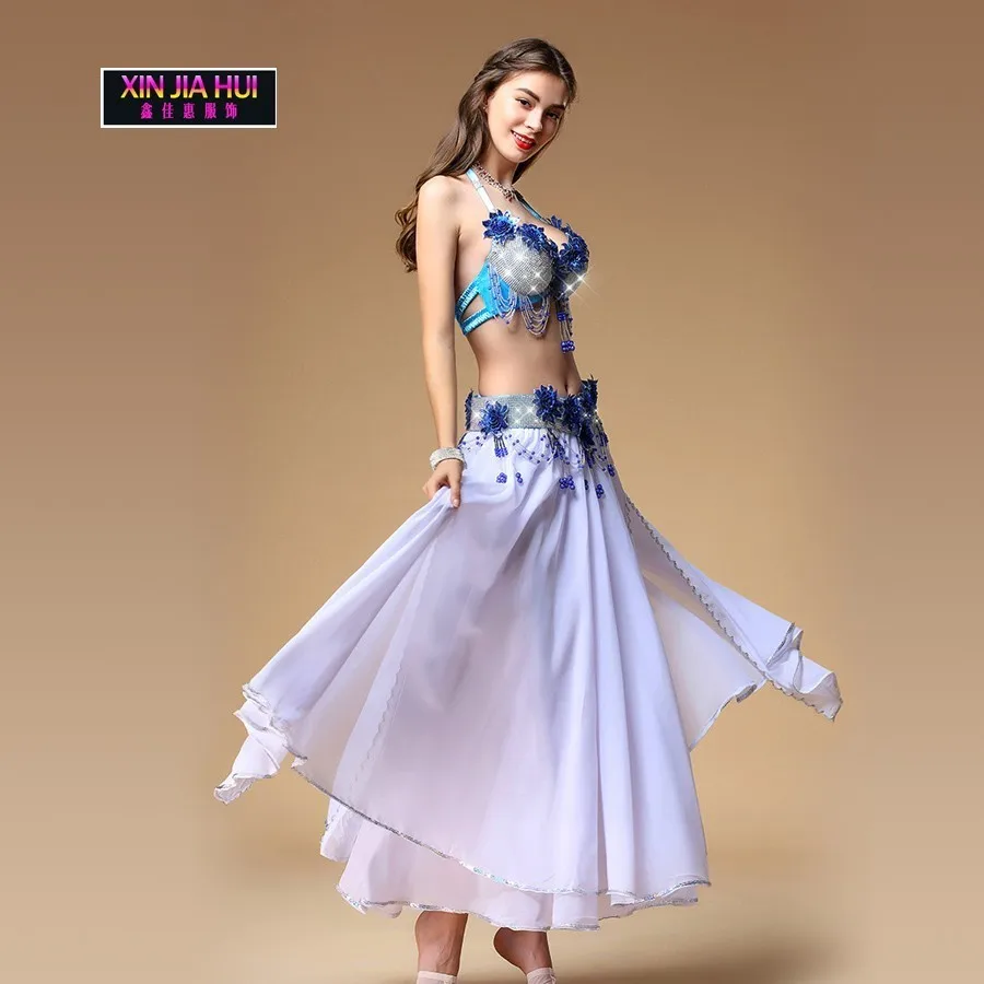 Indian Sexy Belly Dance Suit Serve Adult Woman New Pattern East Performance Clothing Moda Mujer Bellydance Costume | Тематическая