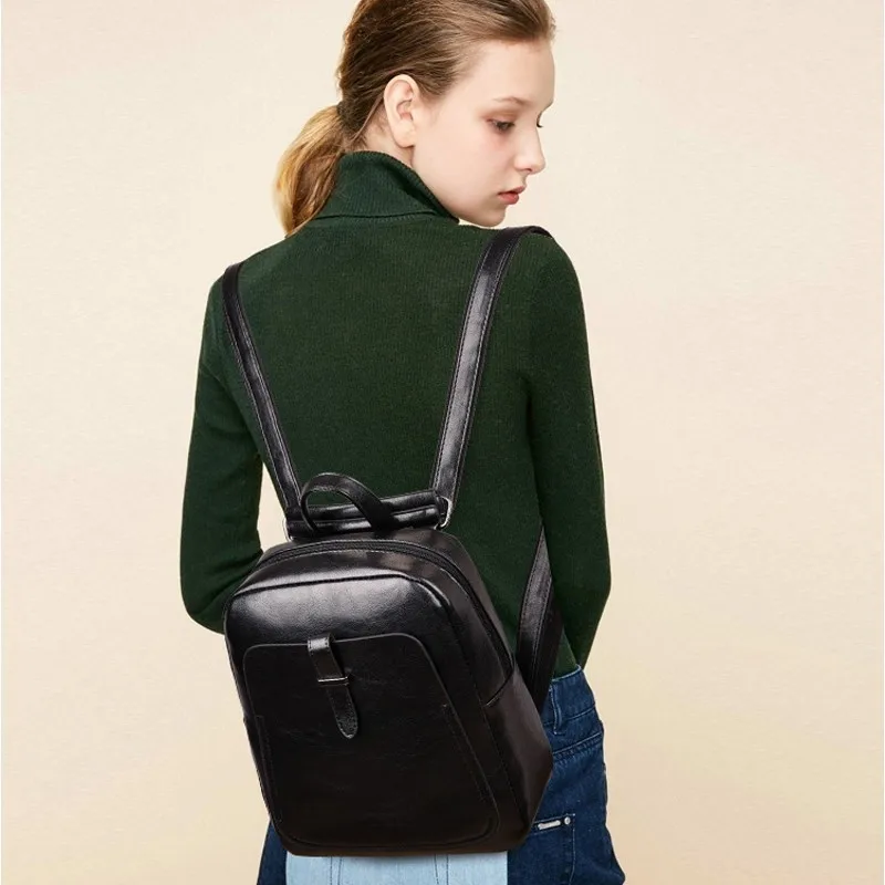 Женские кожаные рюкзаки 2019 школьные сумки для девочек Sac A Dos Femme