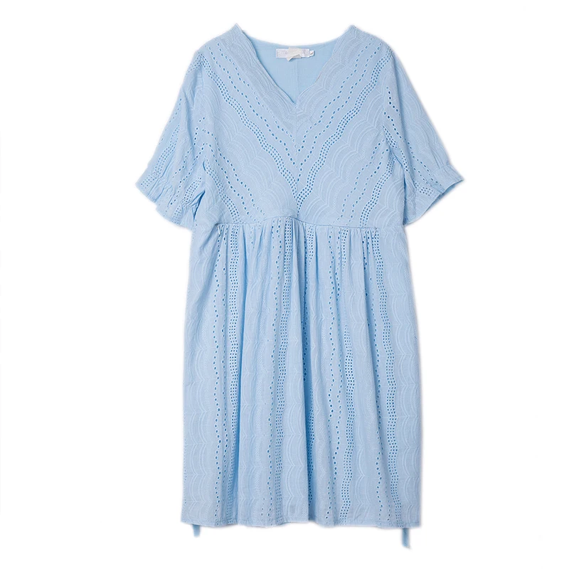 Brief cotton pregnant women breastfeeding fashion dress solid color hollow out lace summer zipper nursing lactation | Мать и ребенок