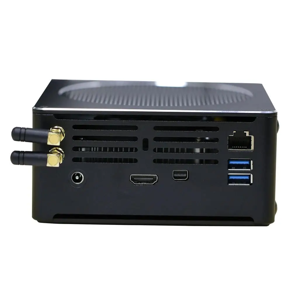 Мини ПК настольный компьютер с Windows 10 Pro/Linux Ubuntu поддержка Intel Core I5 6585R [HUNSN BY01] [4USB3.