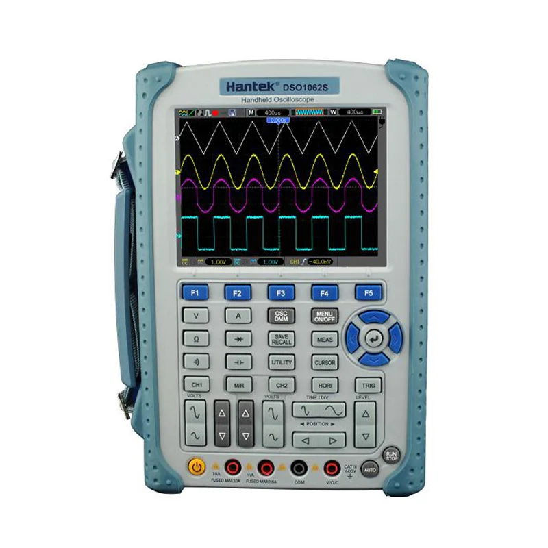 Оригинальный Hantek DSO1062S DSO1122S DSO1152S DSO1202S Ручной осциллограф 1 м глубина памяти 6000