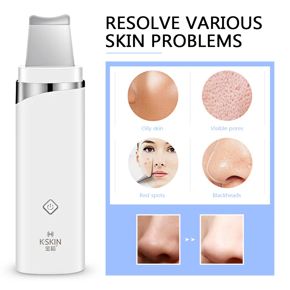 K SKIN ультразвуковой удаление угрей акне пятен очиститель пор уход за кожей лица