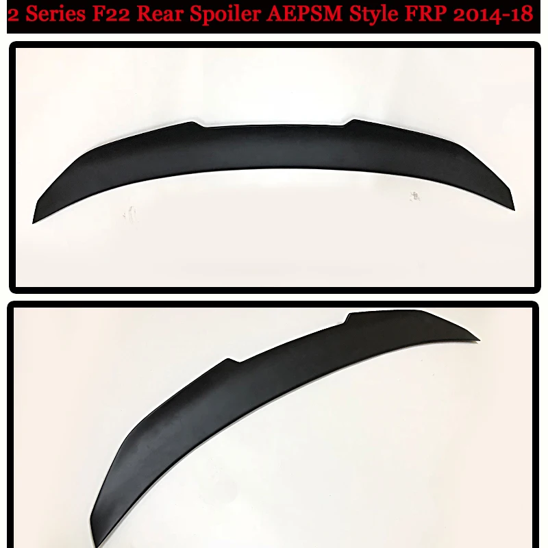 F22 Tail Wing Rear Spoiler PSM Style FRP Primer black For BMW 2-series 220i 228i 230i 235i wing Trunk Lip 2014-18 | Автомобили и