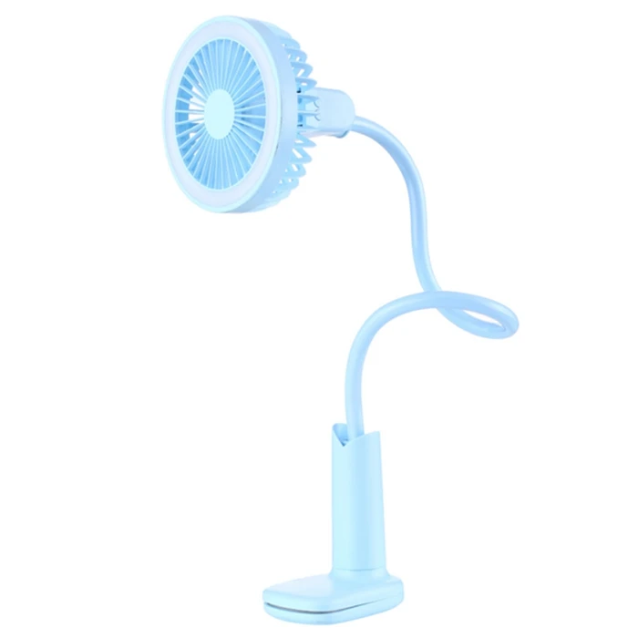 

PW - 0021 Mini Flexible Clip Fan with Night Light