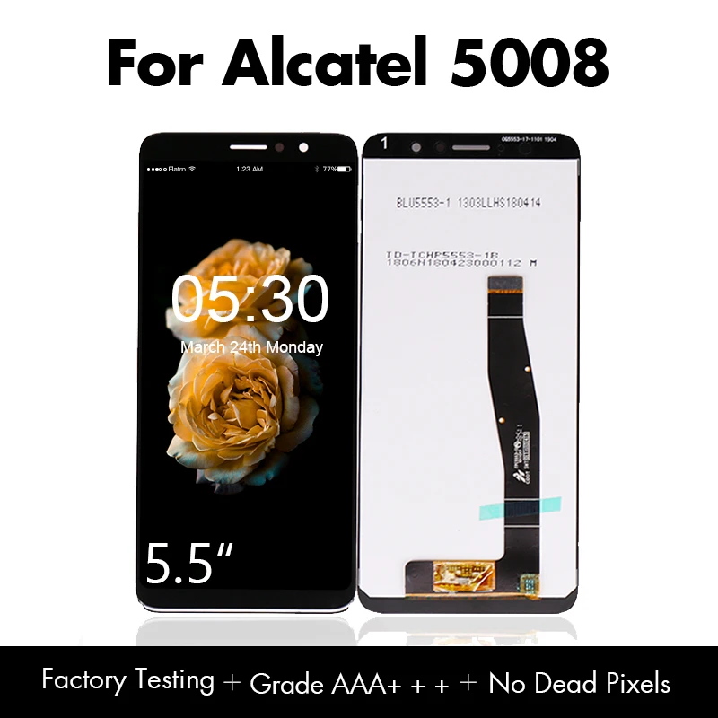 10 шт./лот для Alcatel 1X 2019 5008 ЖК дисплей сенсорный экран дигитайзер Pantalla телефона
