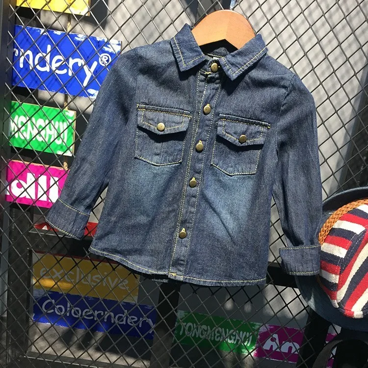 Spring Autumn Sports Suits For Boy Cartoon Print Sweater Denim Shirt Jeans 3pcs Toddler Boys Clothing Set Baby New Kids Costume | Детская