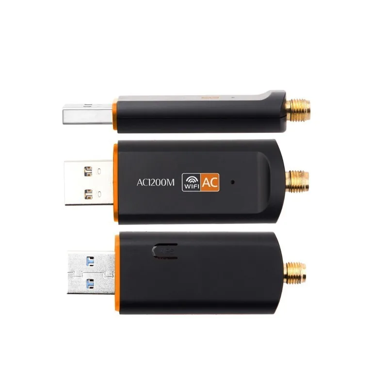 1200 Мбит/с беспроводной WiFi USB адаптер двухдиапазонный 2 4/5 ГГц с антенной 802.11AC