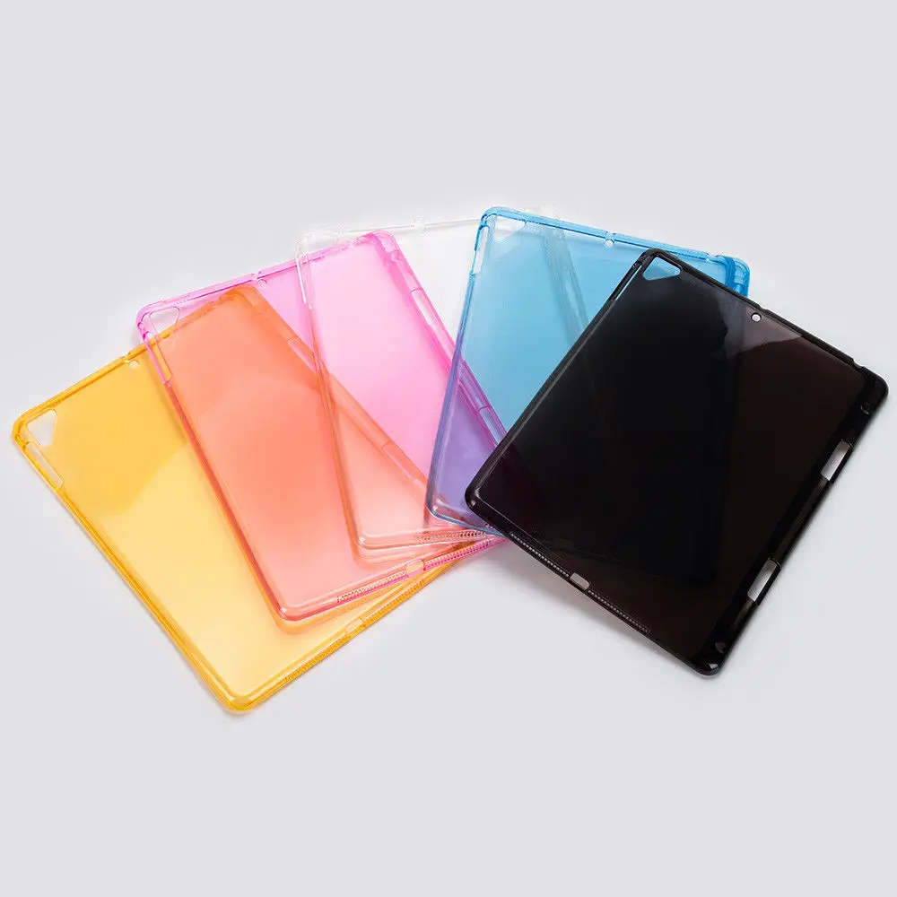 Прозрачный чехол для iPad 5 6 Air 1 2 задняя крышка со слотом карандаша мягкий