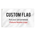 Индивидуальный спортивный флаг 3x5 футов, летающий индоор, наружный баннер любого размера из 100D полиэстера, печатный медными люверсами, бесплатная доставка