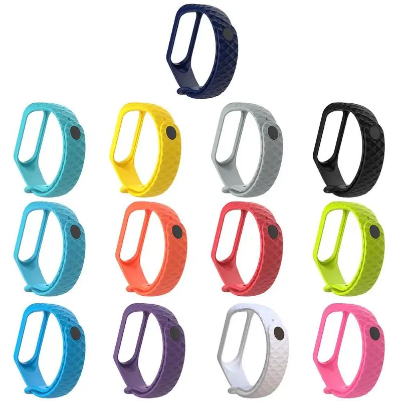 Силиконовый браслет на запястье для XiaoMi 3 mi Band 220 мм силиконовый здоровья