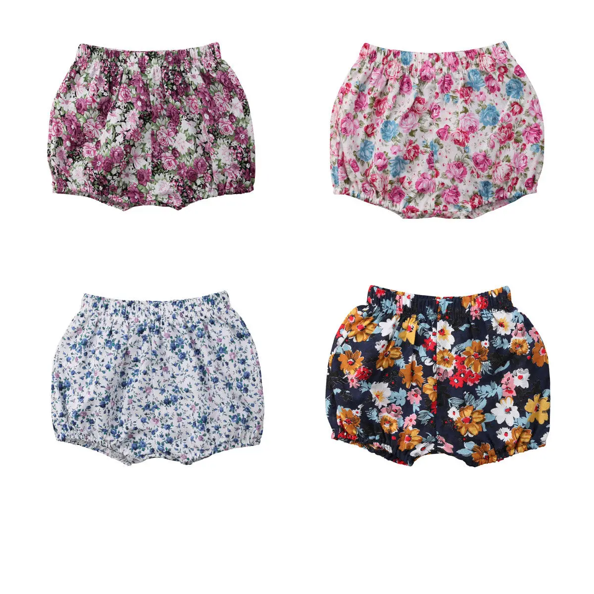 Хлопковые Штаны для маленьких девочек шаровары новорожденных шорты