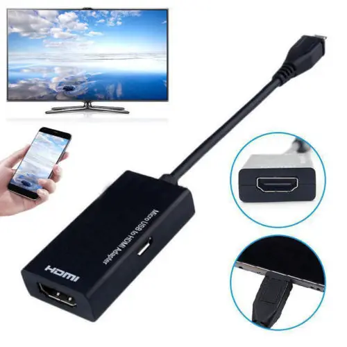 Микро USB к HDMI адаптер HDTV 1080P папа VGA Женский кабель 20A01|Кабели HDMI| |