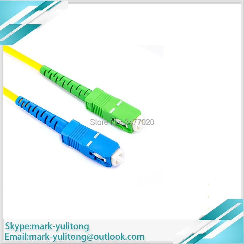 SC APC UPC 1 м 2 3 5 10 20 simplex mode волоконно оптический патч корд кабель FTTH соединительный