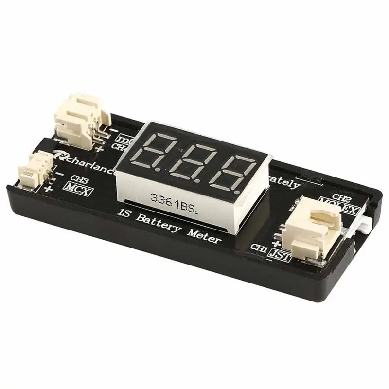 1S Lipo батарея анализатор напряжения тестер метр для Rc Дрон квадракоптер uav