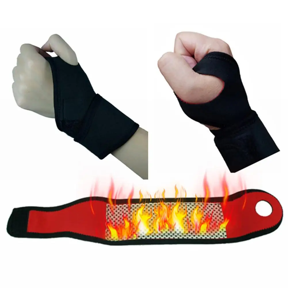 

1Pcs Self-heating Wrist Support Brace Guard Protector Men Winter Keep Warm Band Sports Product Wristband