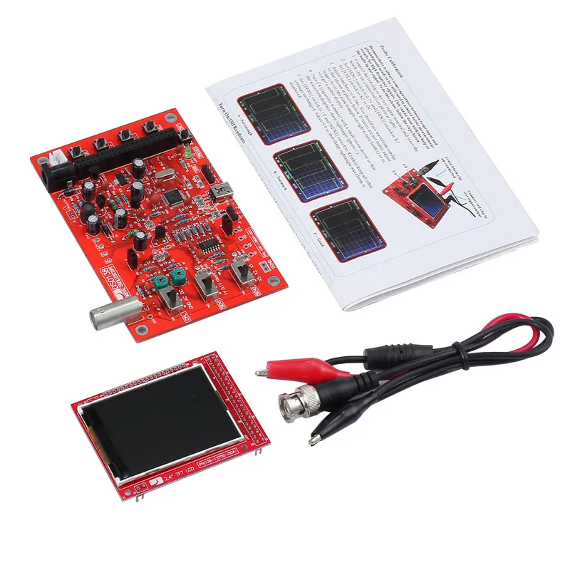 Proster DSO138 2 4 &quotTFT карманный цифровой осциллограф комплект diy запчасти ручной +