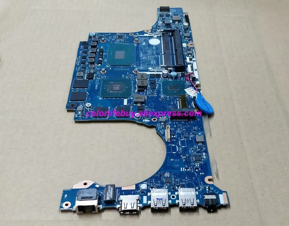 Натуральная JG23N 0JG23N CN BBV00/10 LA D993P i5 7300HQ GTX1050 4 Гб материнская плата для ноутбука Dell