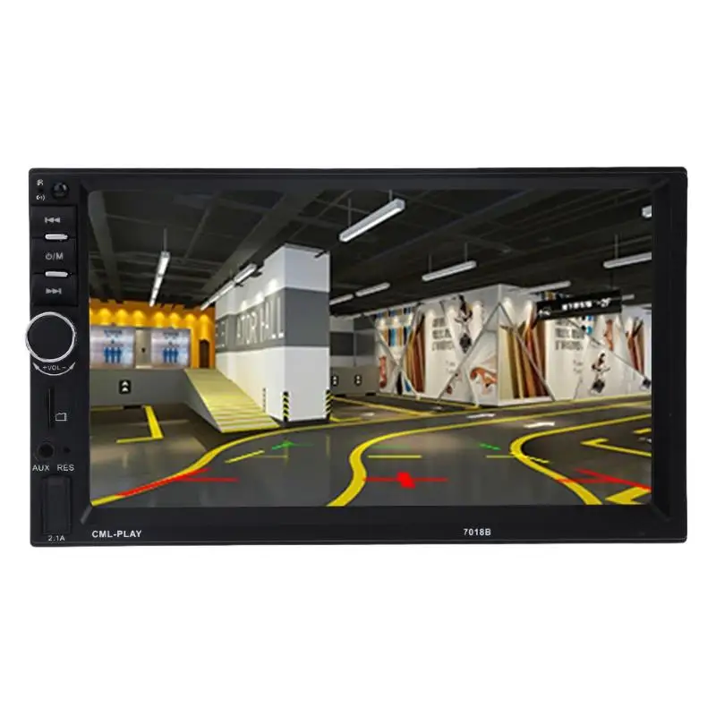 7 inch 1080P Player MP5 Digital Display Bluetooth 2din Car Backup Monitor Plastic+metal black 26 million color screen player | Автомобили