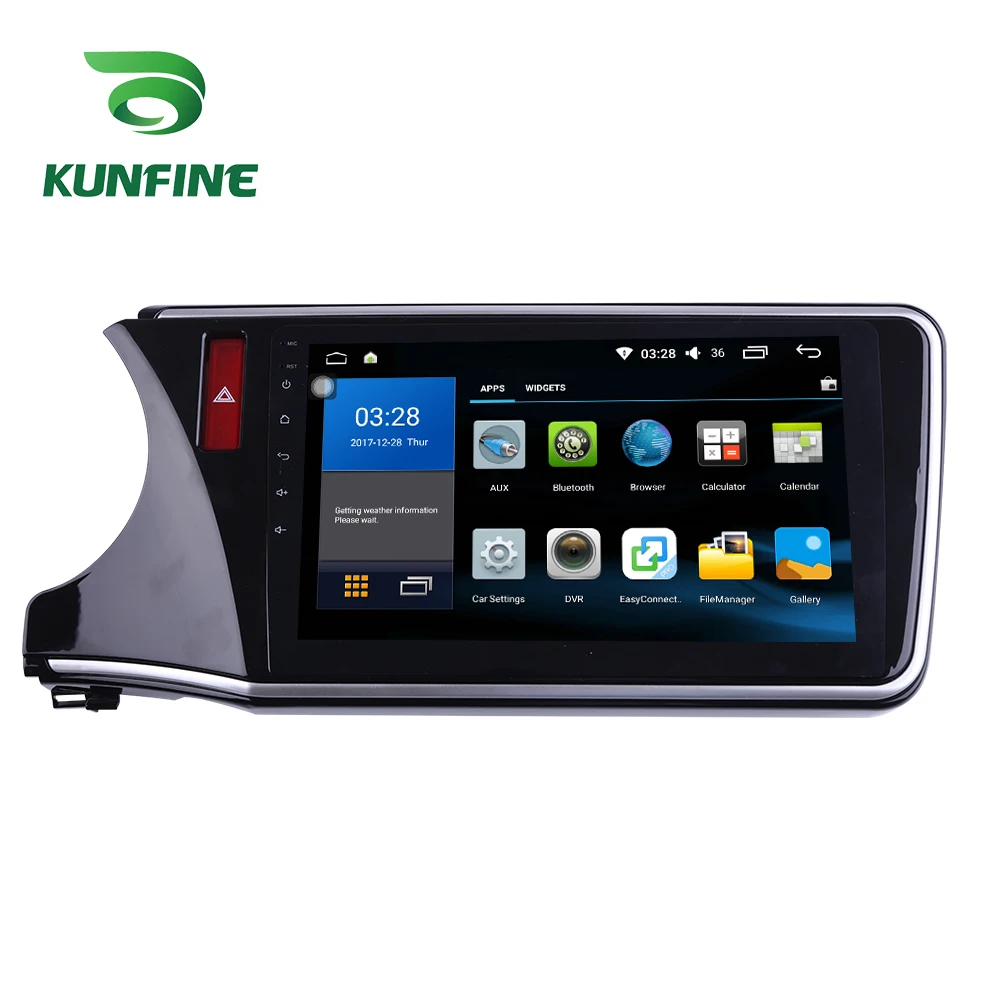 Восьмиядерный 1024*600 Android 8 1 автомобильный DVD GPS навигационный плеер Deckless стерео для