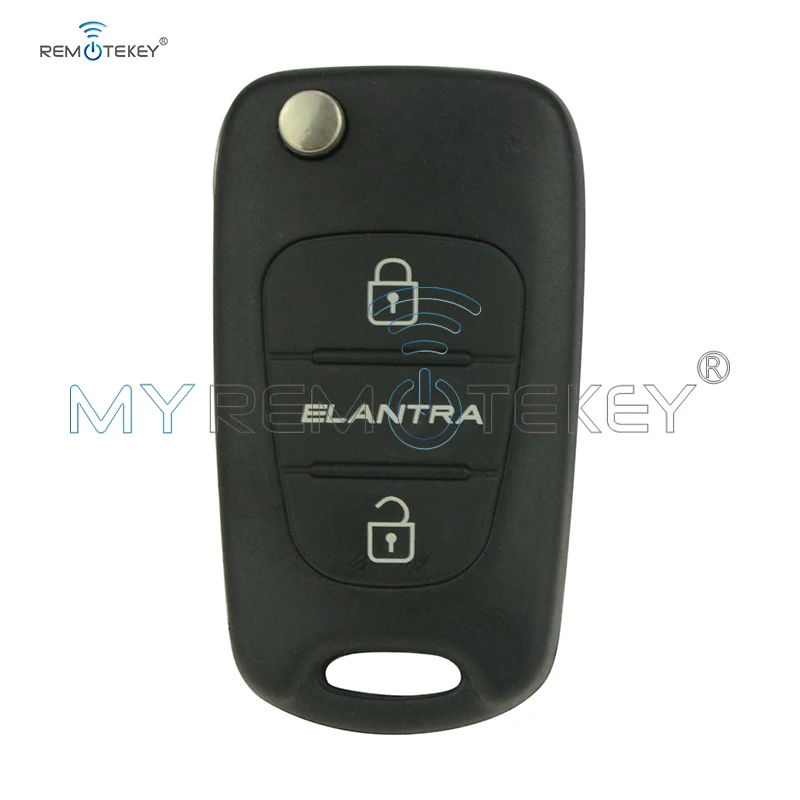 Чехол Remtekey TOY48 для автомобильного ключа пульта с 3 кнопками Hyundai Elantra 2001 2002 2003|Ключ