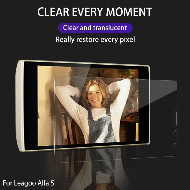 Закаленное стекло 9H для Leagoo Alfa 5 защитная пленка экрана M5 Plus Z1 стеклянная легкая в