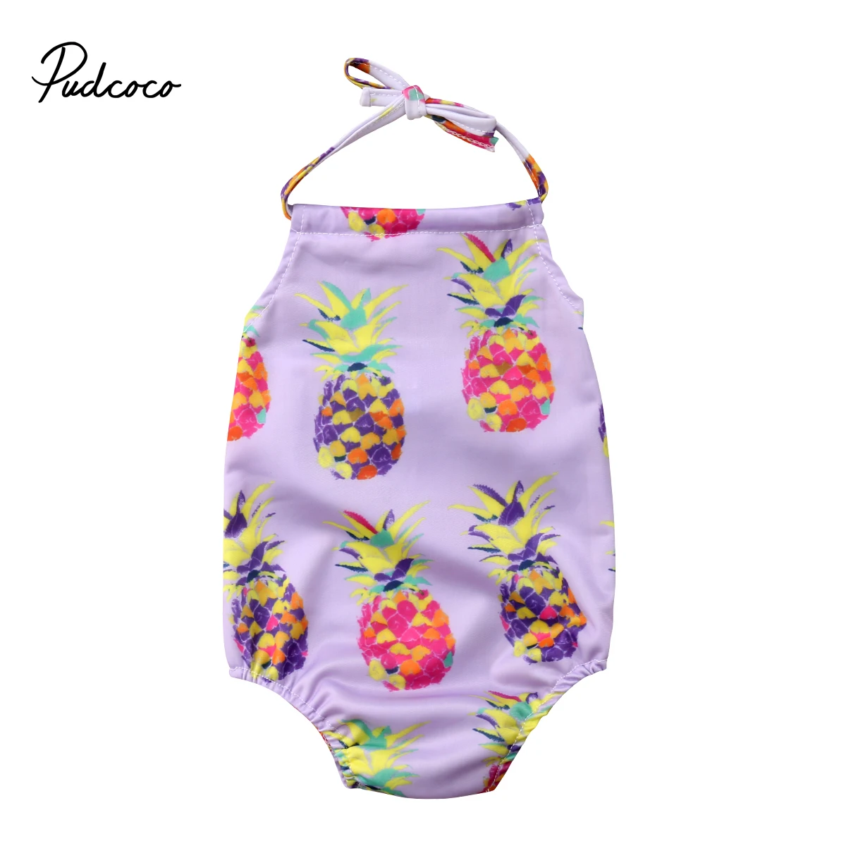 Купальник бикини с принтом в виде ананаса для маленьких девочек 0 5 лет