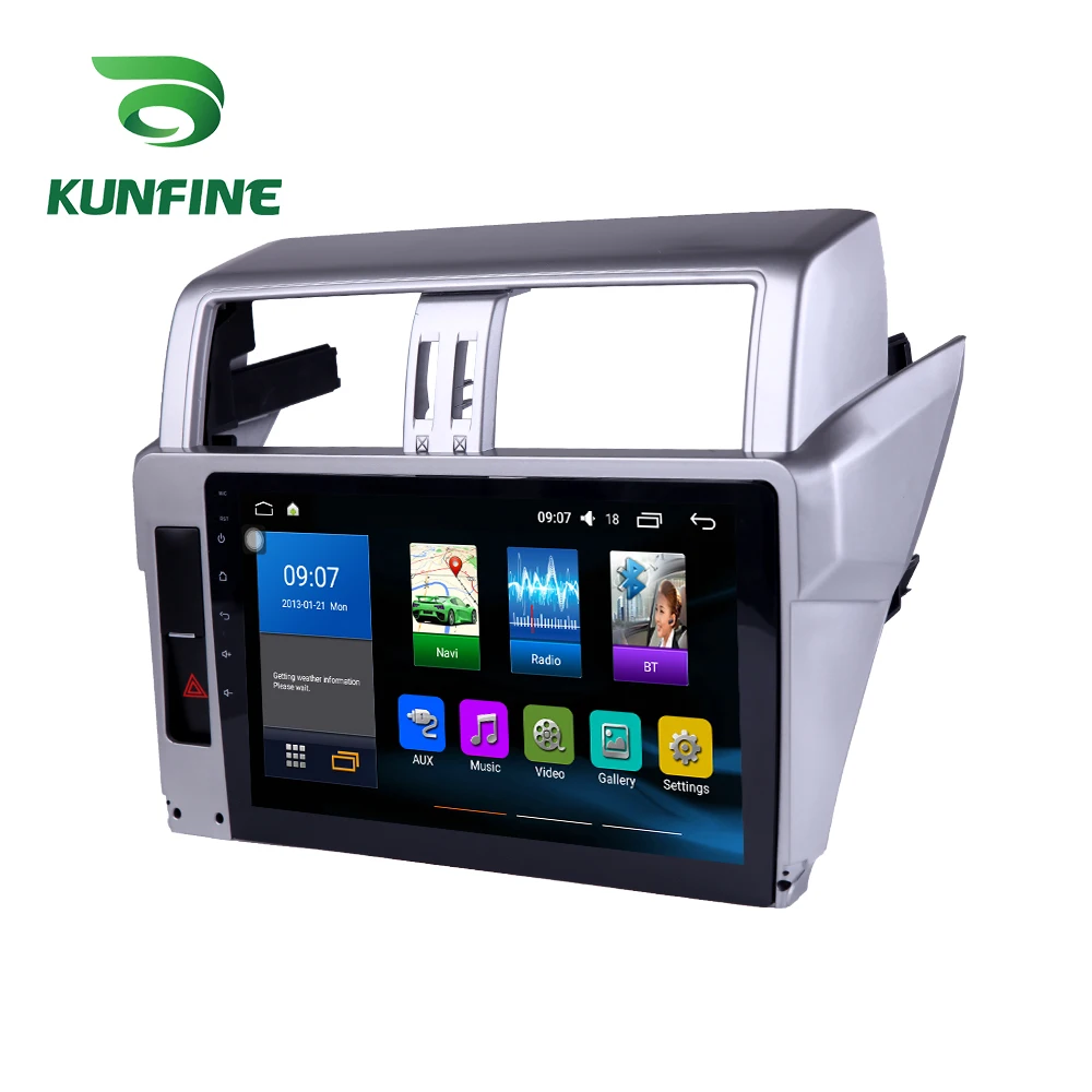 Восьмиядерный 1024*600 Android 8 1 автомобильный DVD GPS навигационный плеер Deckless стерео для