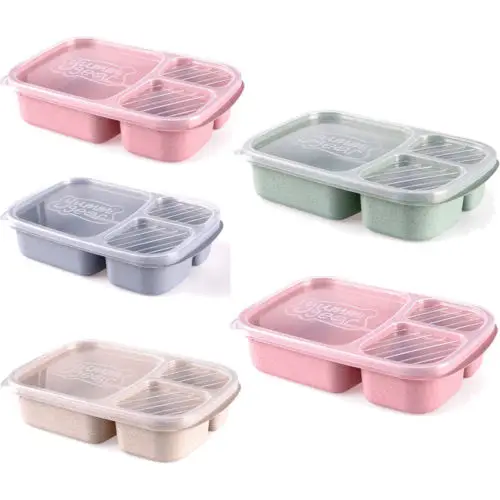 Новейший Ланч бокс для микроволновой печи Bento контейнер пищевых продуктов
