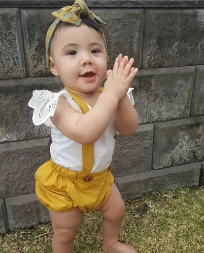 Baby Kids Girls Summer Cotton Overalls Solid Strap Romper Jumpsuit Outfits Cute Clothes | Мать и ребенок