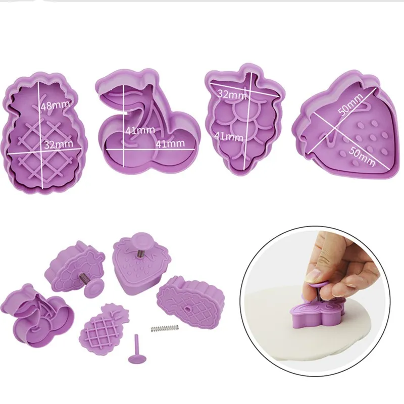 Оптовая продажа 1 шт. формочка для печенья в форме сердца пластиковая лепешка