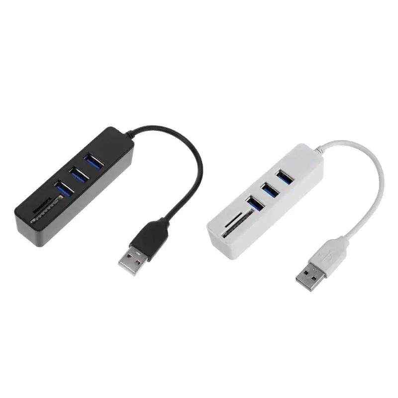 Высокое качество USB комбо 2 0 концентратор Высокоскоростной 3 порта разделитель