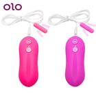 Массажер OLO для точки G, уретральная пробка, вибратор, мини-вибратор-пуля, водонепроницаемое вибрирующее яйцо с дистанционным управлением, секс-игрушки для женщин и мужчин