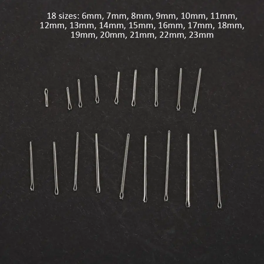 18 размеров металлическая пружинная штанга стальной ремешок для часов