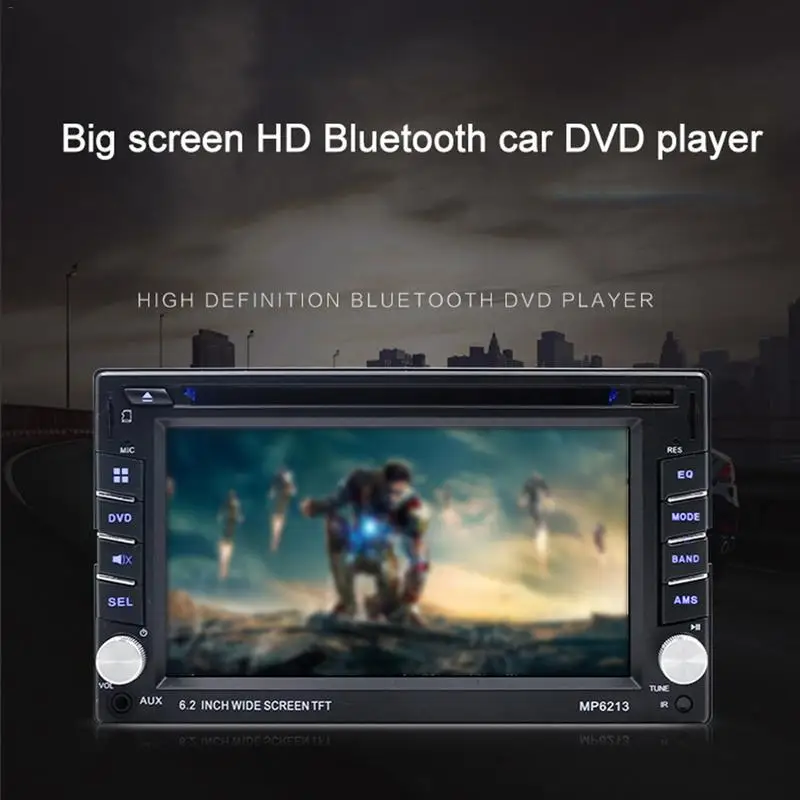 Автомобильный видеоплеер сенсорный экран 7 дюймов с функцией Bluetooth FM AUX USB SD MP5 GPS