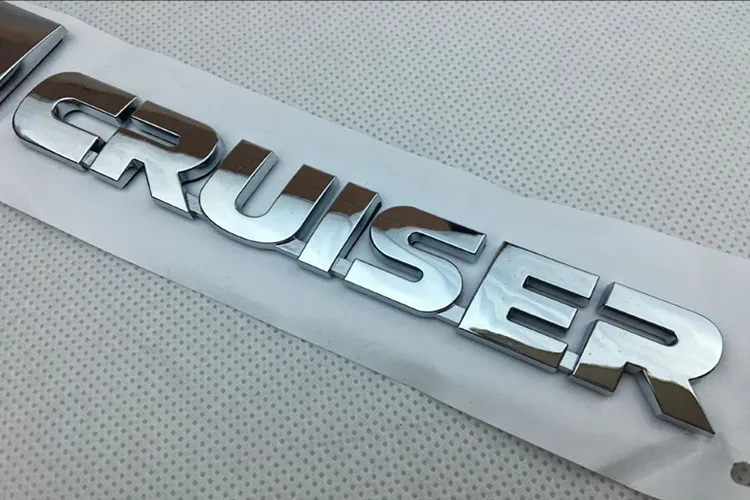 АБС пластик хром для FJ cruiser Задняя Крышка багажника эмблема знак наклейка на