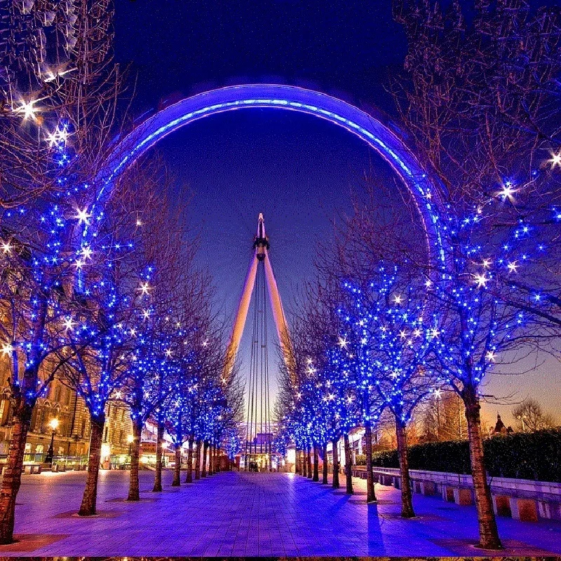 

Led Christmas Snowflake Fairy String Lights Garden Wedding Party Decor Lamps