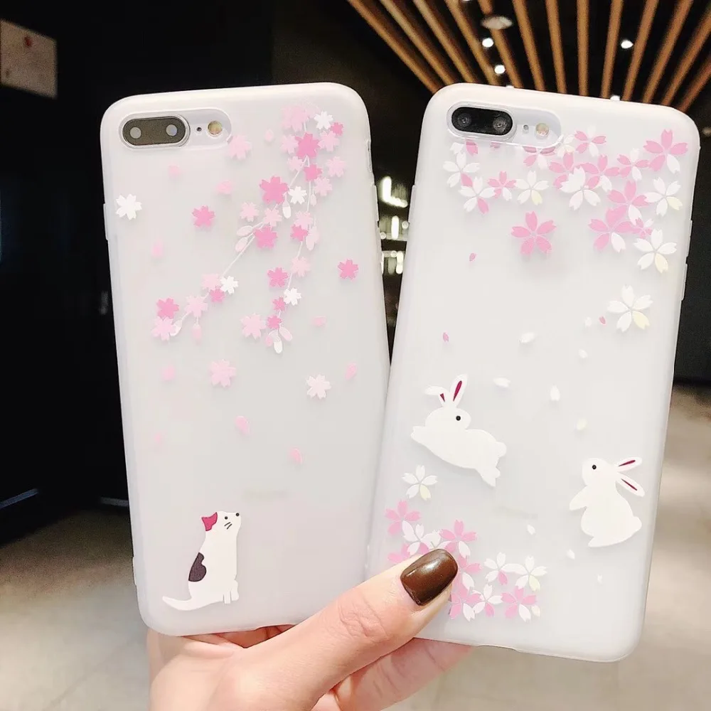 200 шт./лот мягкий чехол из ТПУ с цветком вишни для huawei P Smart 2019 Honor 10Lite P30LITE P30 P30PRO Y9 Enjoy